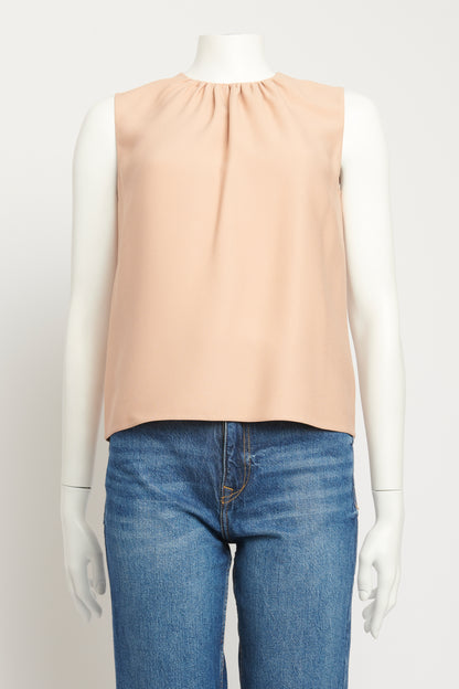 2014 Nude Aline Sleeveless Preowned Blouse