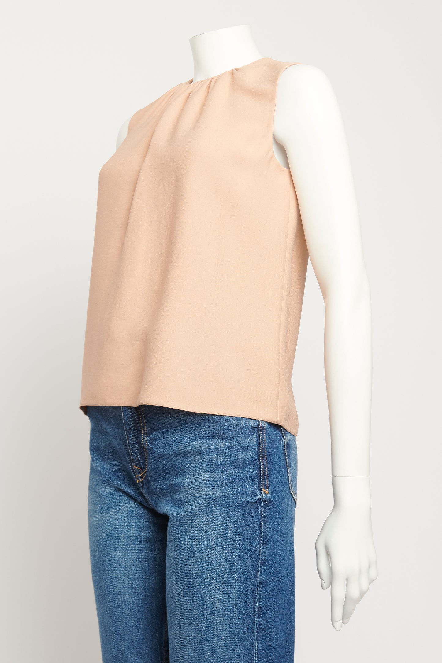 2014 Nude Aline Sleeveless Preowned Blouse