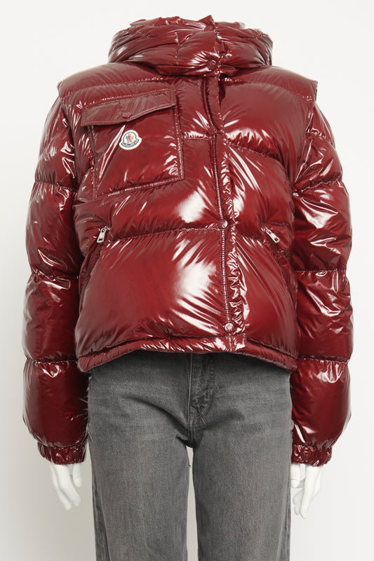 Burgundy Karakorum Puffer Preowned Jacket