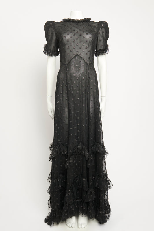 Black 'Wicked Witch' Mid-length Preowned Dress