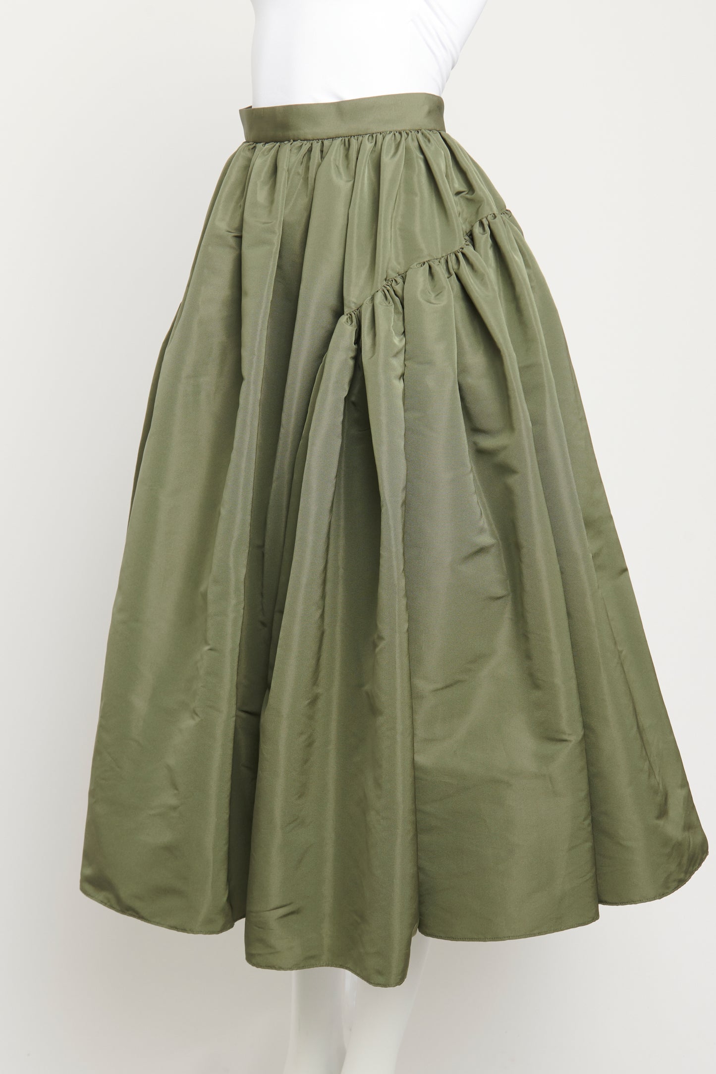 2013 Khaki Taffeta Preowned Skirt