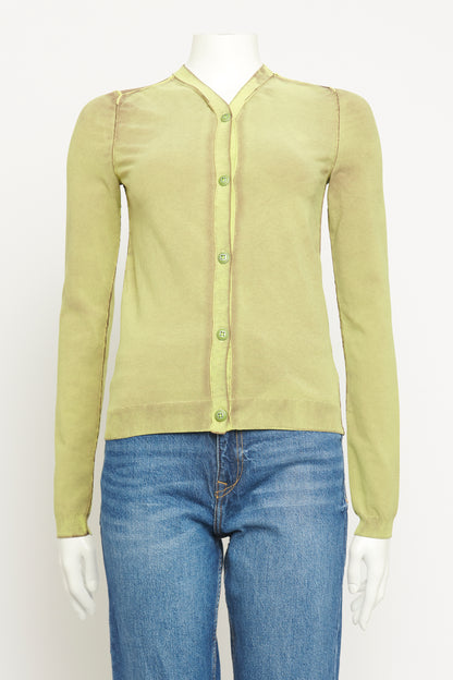 Green Jersey Preowned Kalu Button Up Cardigan