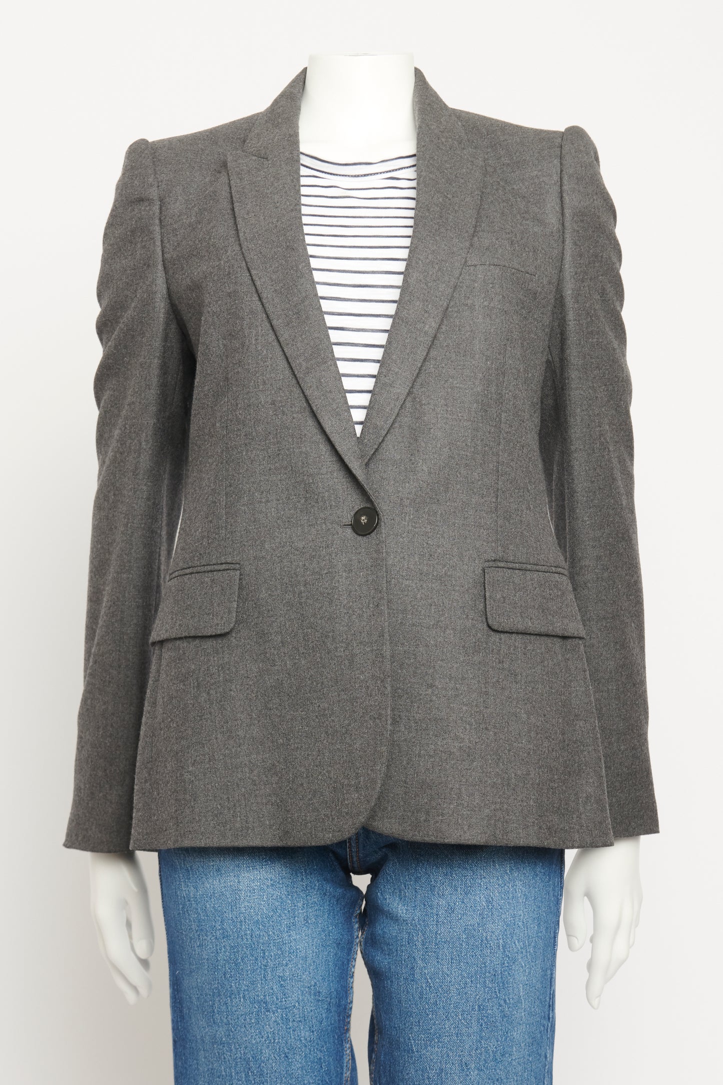 Grey Flannel Wool Preowned Blazer