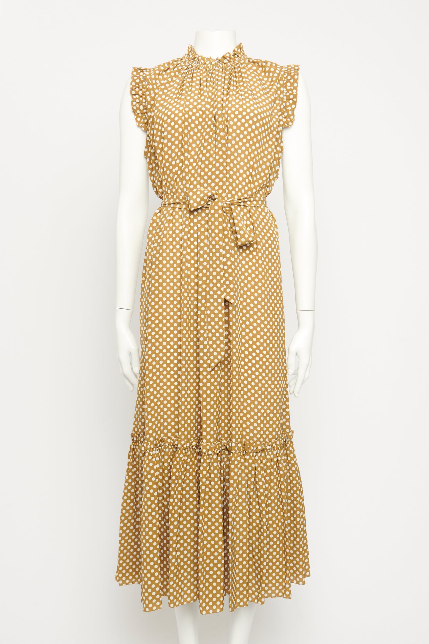 Super Eight Polka Dot Silk Preowned Dress