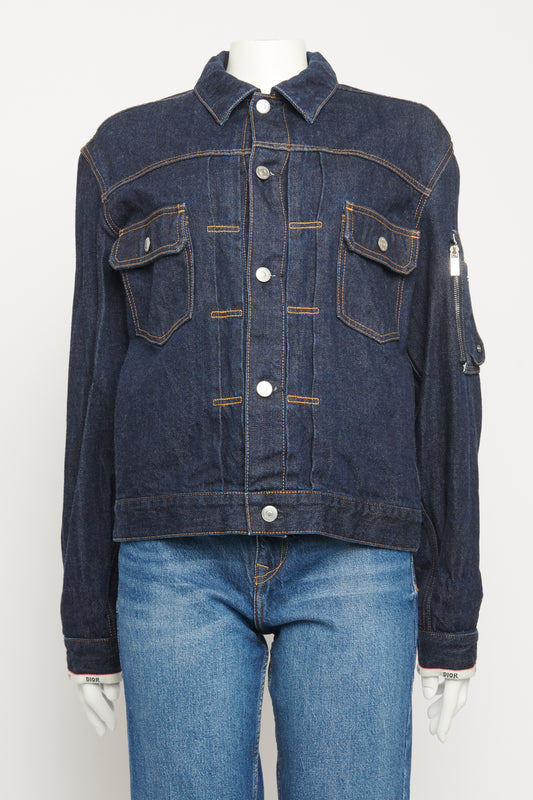 2020 Indigo Denim Unisex Selvage Saddle Pocket MKII Jacket