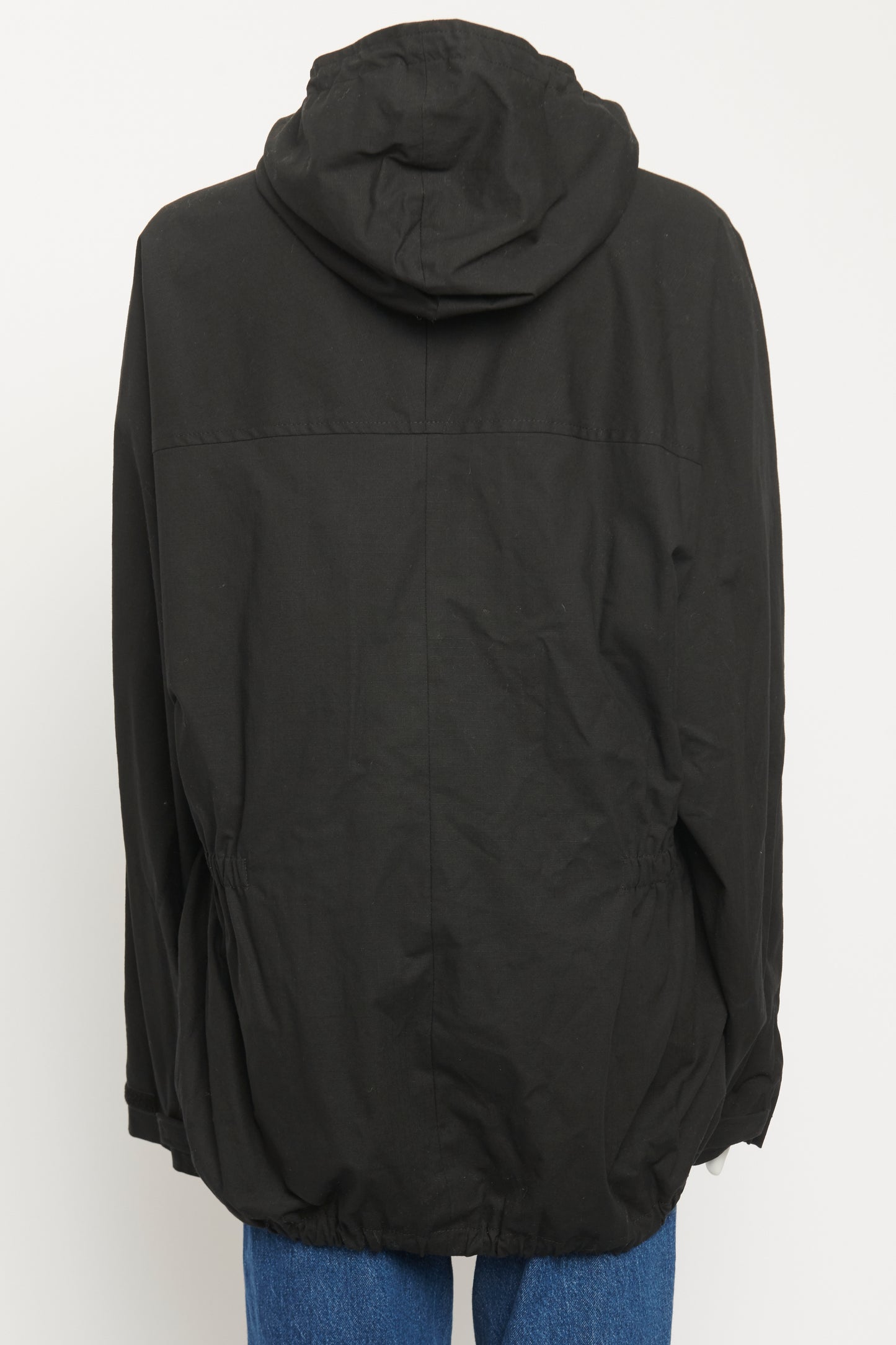 Black Cotton Preowned Parka