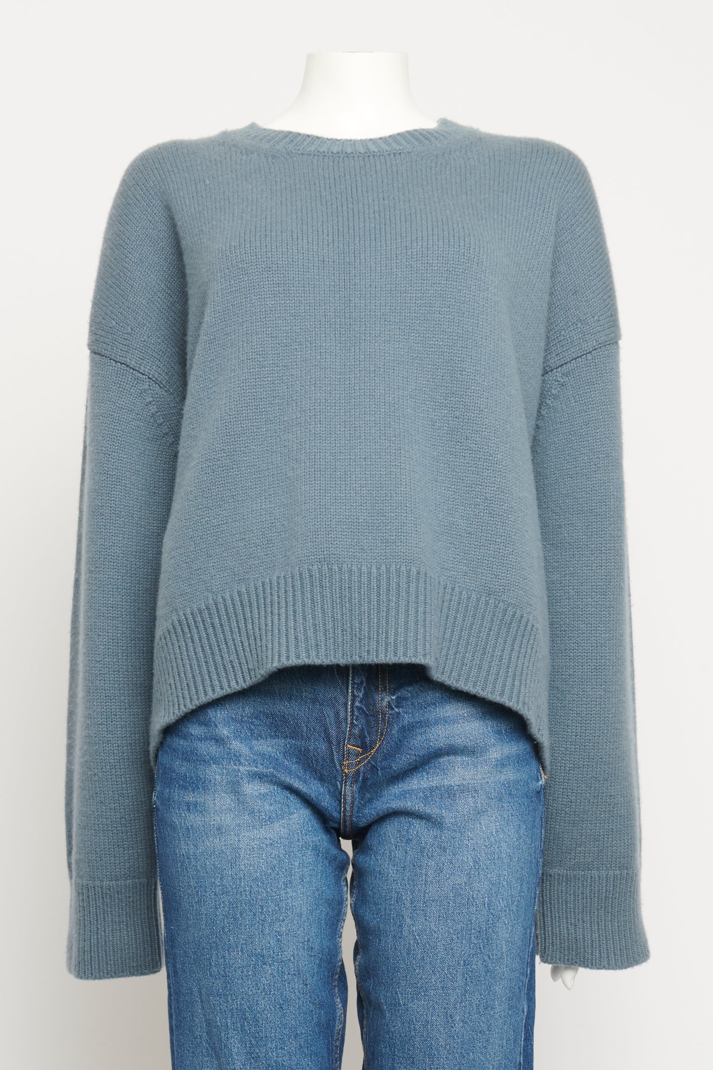 Blue Cashmere Blend Preowned Jumper