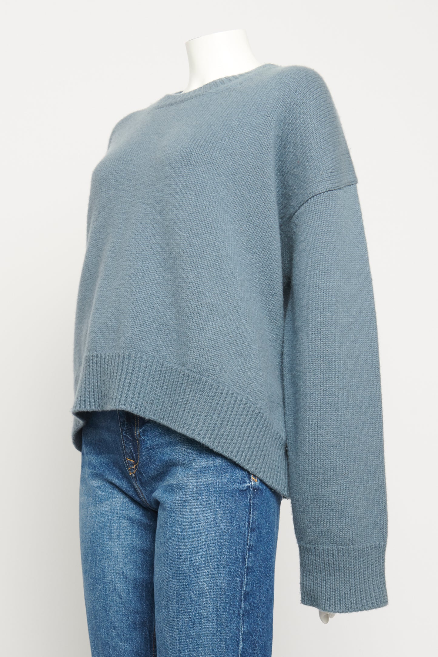 Blue Cashmere Blend Preowned Jumper