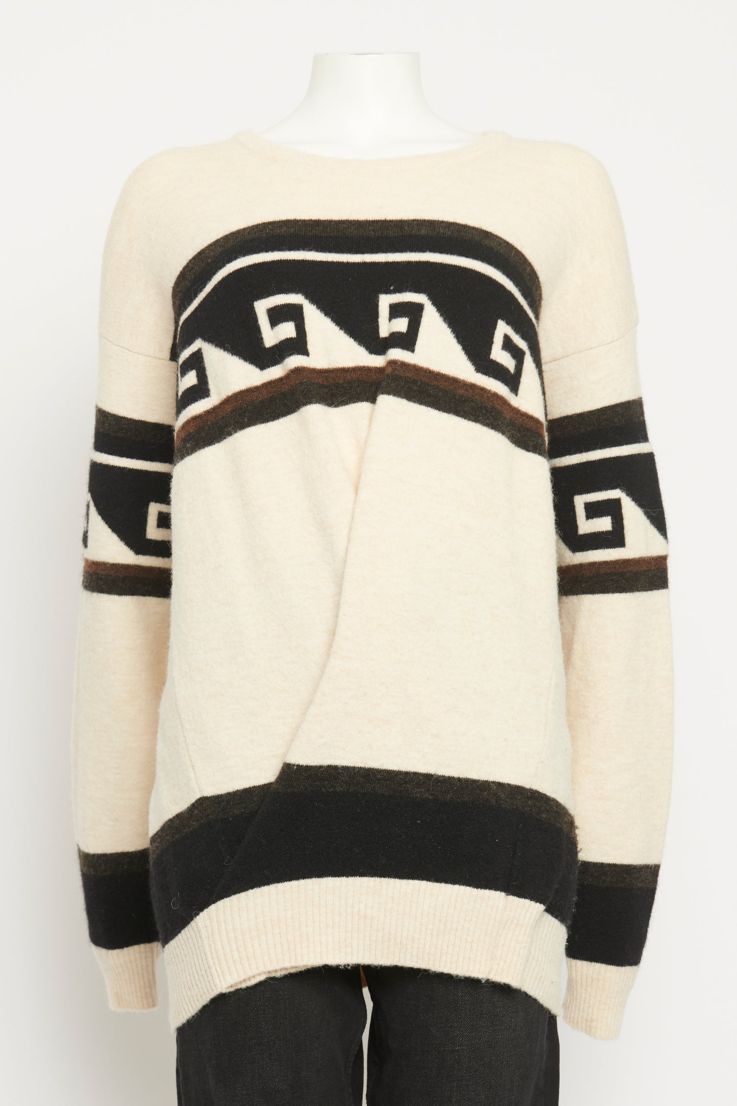 Cream Surround Knit Preowned Pullover