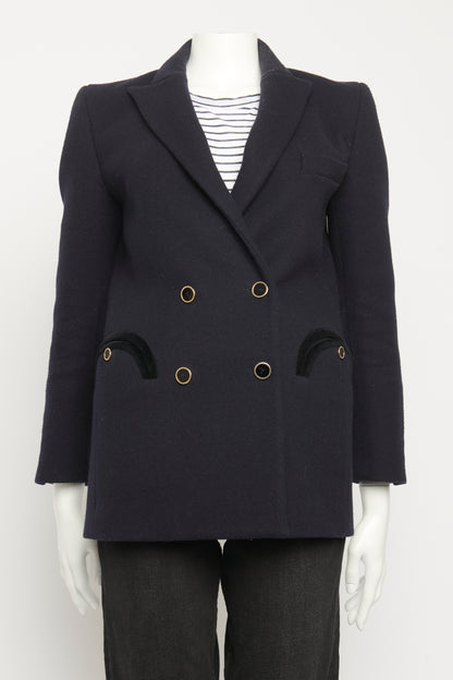 Navy Wool Everyday Preowned Blazer