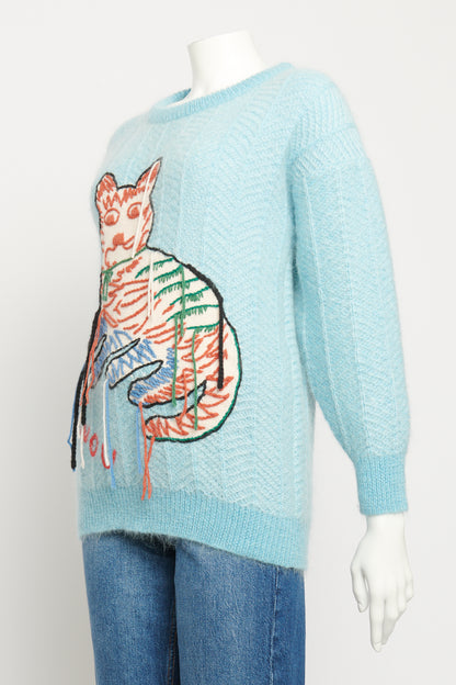 2020 Runway Cat Minou Preowned Knit Sweater