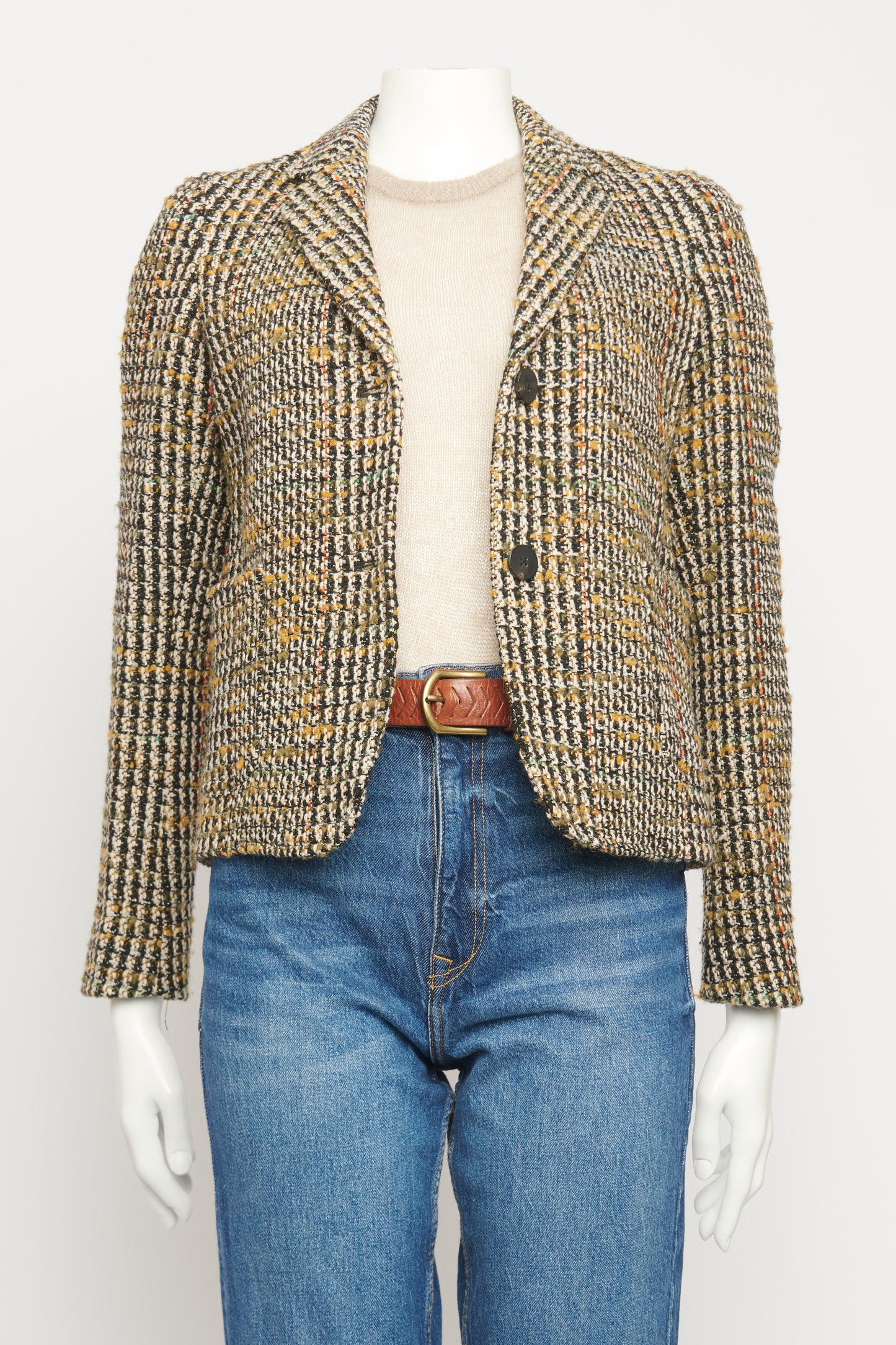 Tweed Check Preowned Blazer