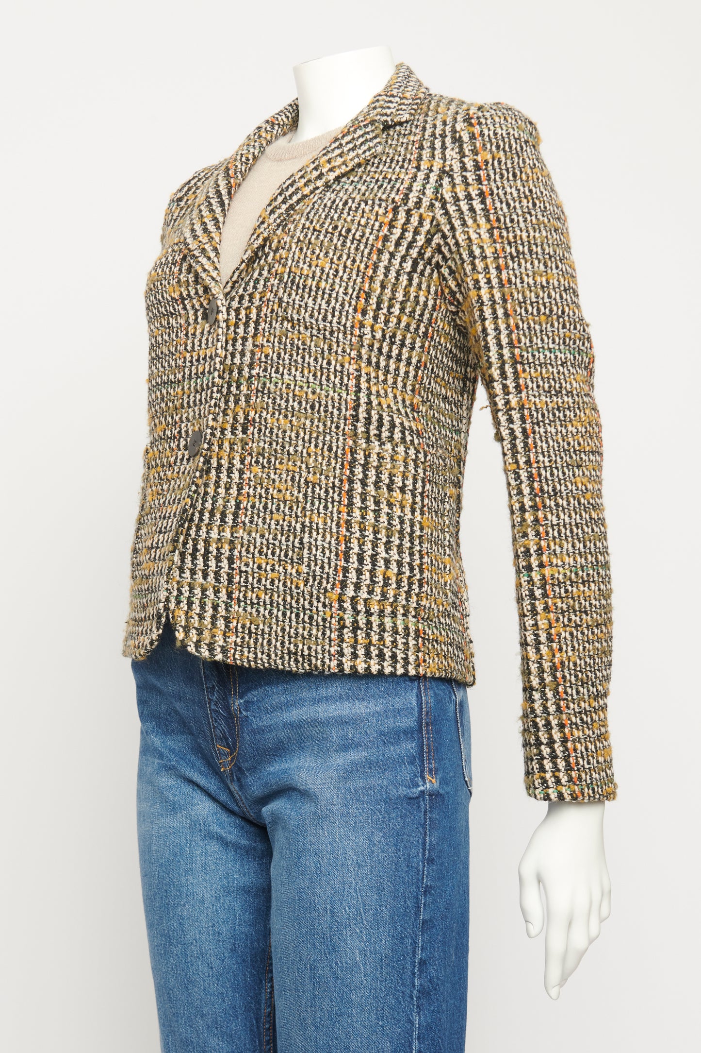 Tweed Check Preowned Blazer