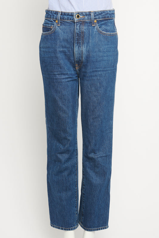 Blue Denim Abigail Straight Leg Preowned Jeans