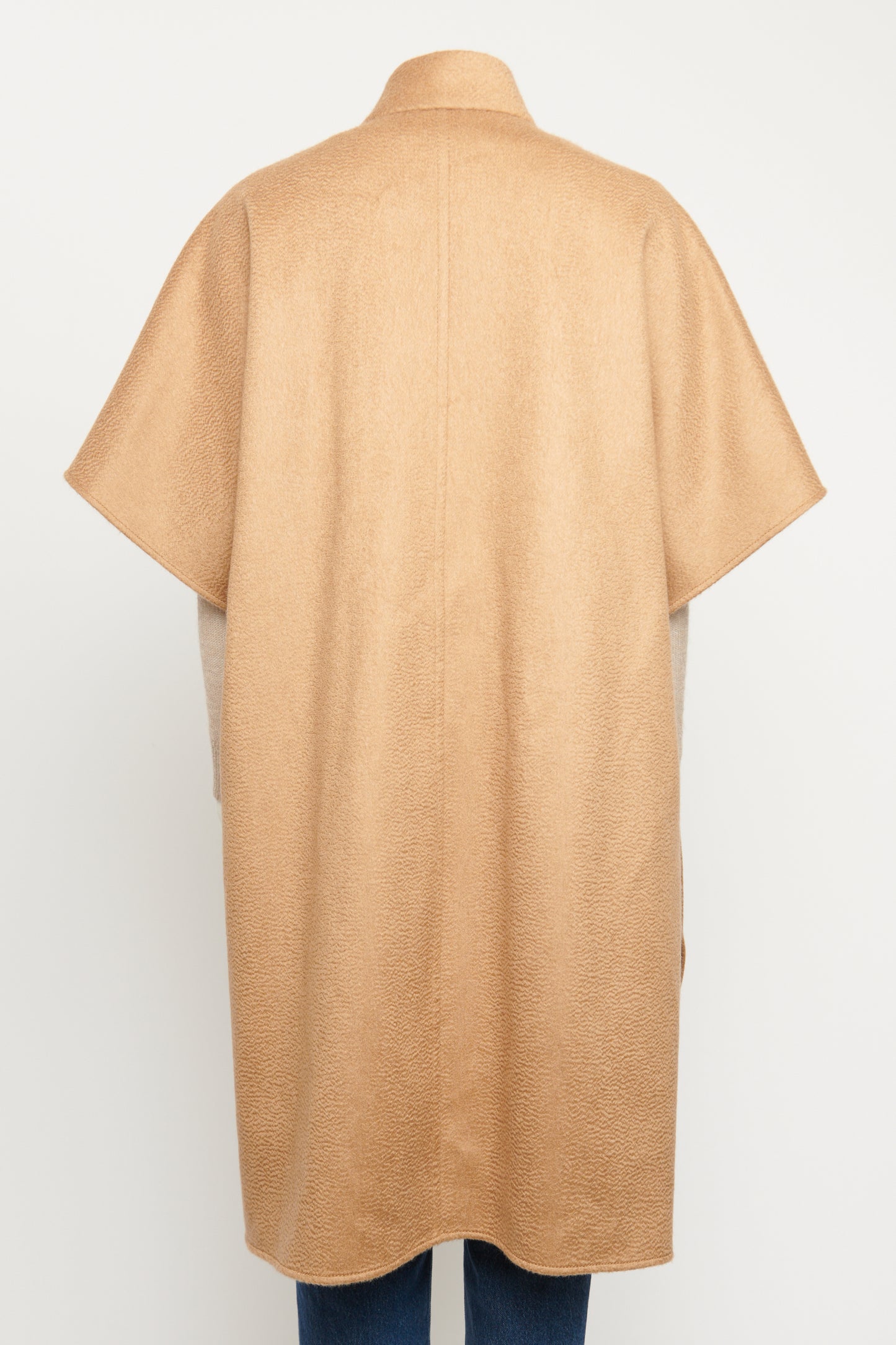 Camel Wool & Cashmere Blend Canapa Preowned Cape