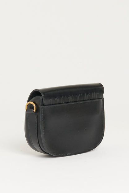 Black Box Leather Preowned Small Bobby Shoulder Bag