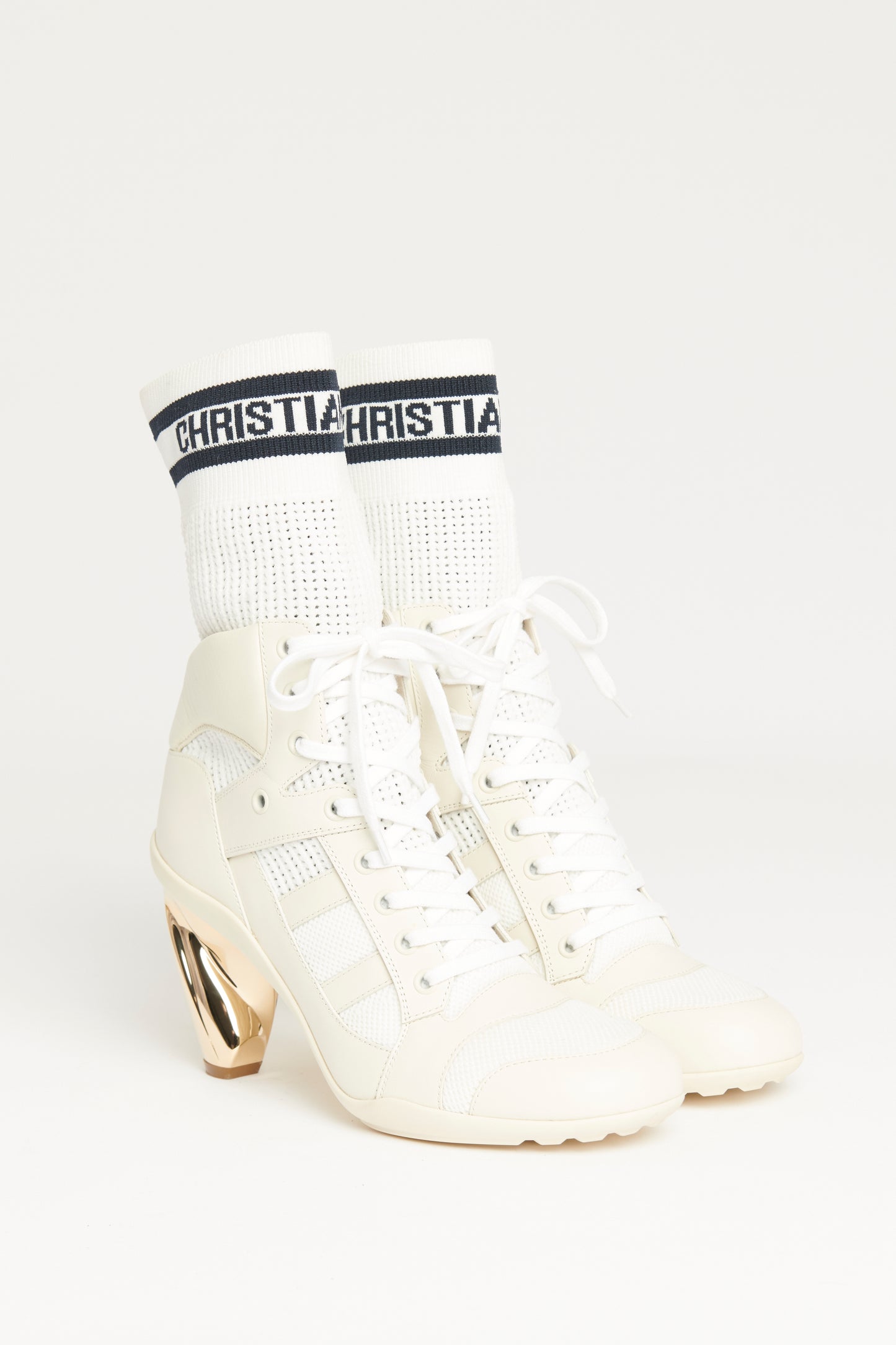 2022 Cream D-Zenith Preowned Ankle Boot