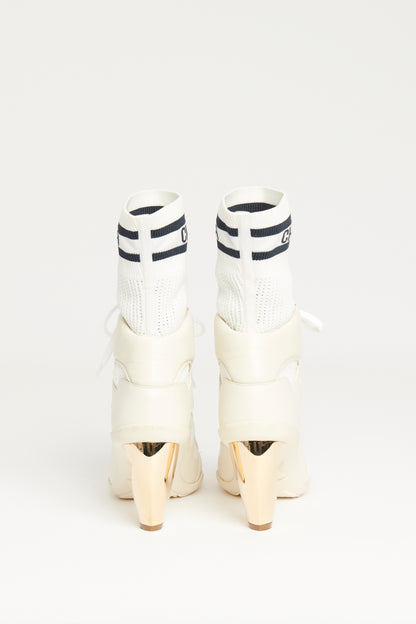 2022 Cream D-Zenith Preowned Ankle Boot