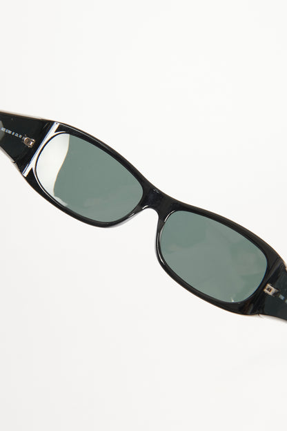 SL7693 Black Acetate Preowned Sunglasses