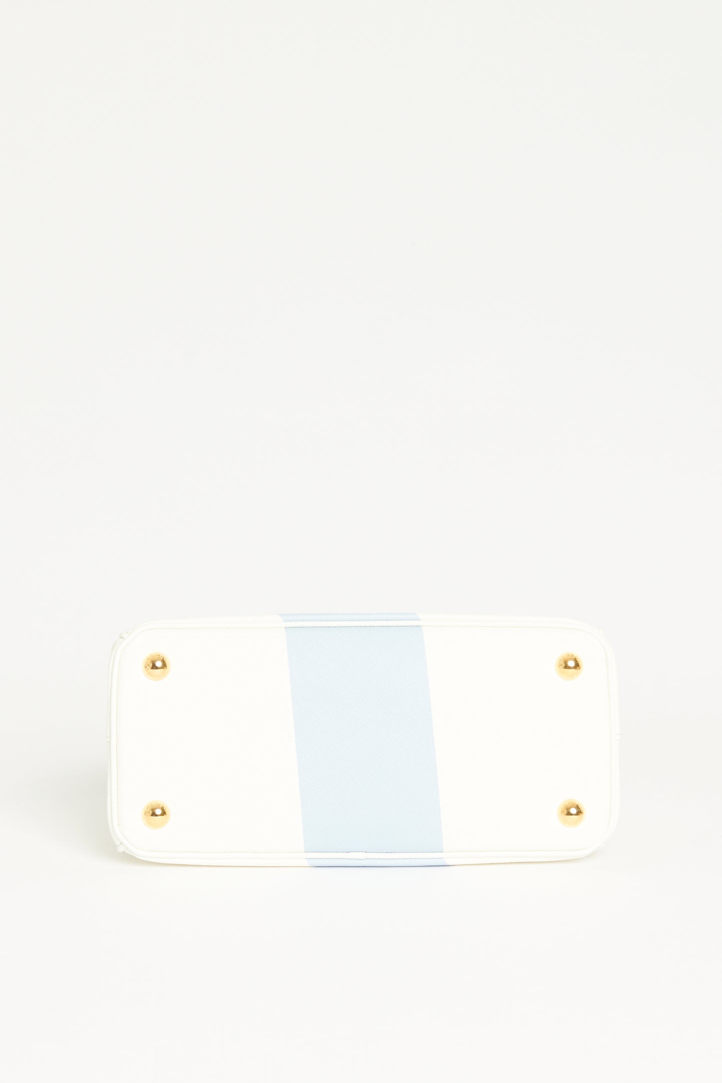 2023 Desert & White Saffiano Leather Preowned Small Special Edition Galleria Bag
