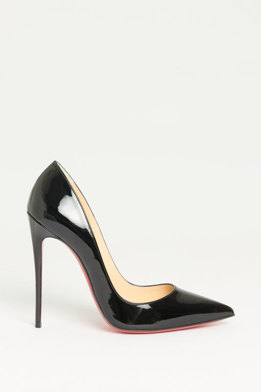Black Patent Preowned So Kate 120 Pumps