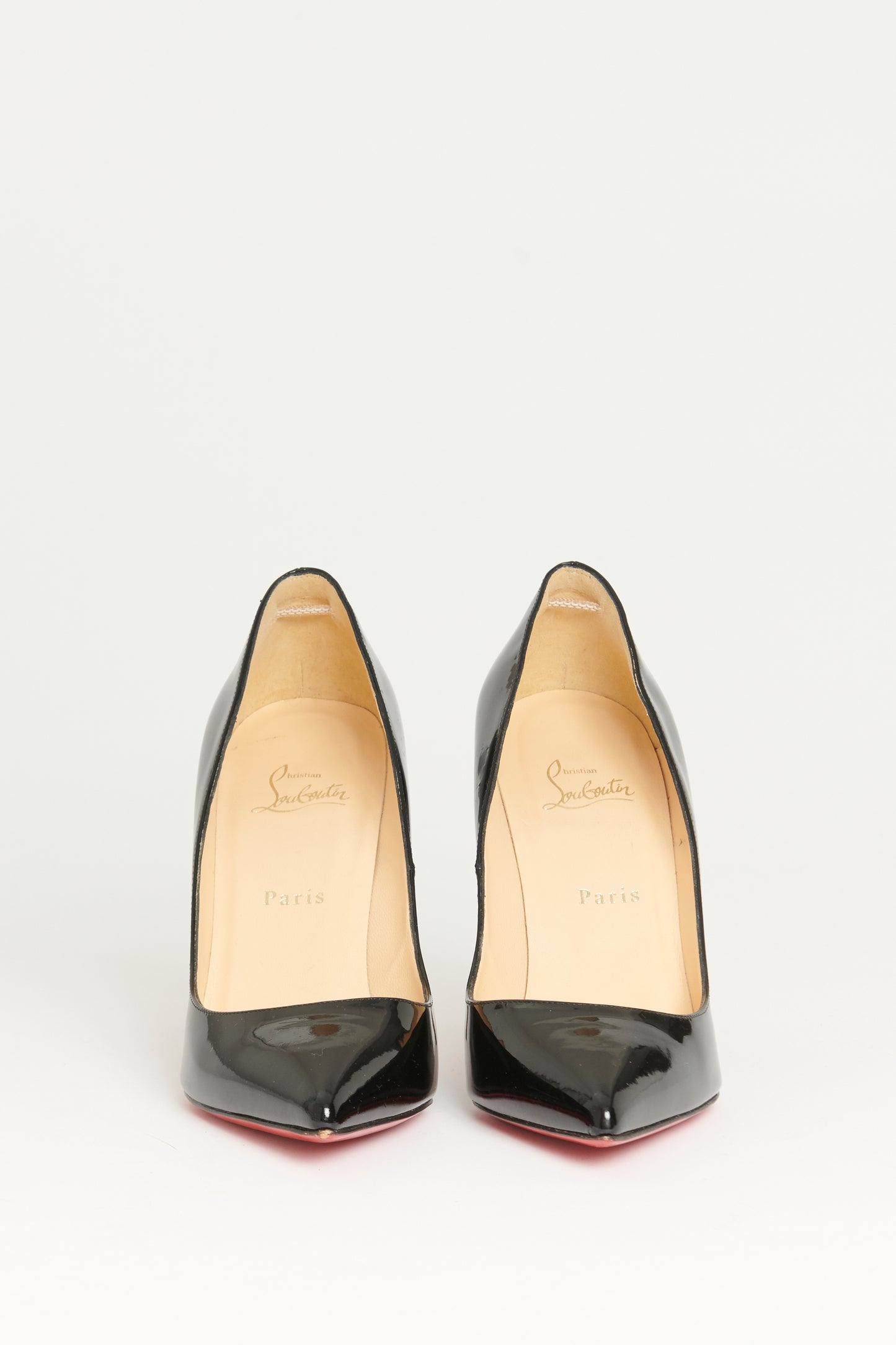 Black Patent Leather Preowned Pigalle 100 Pumps