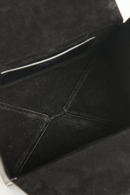 2022 Black Calfskin Preowned Take-Away Box Bag