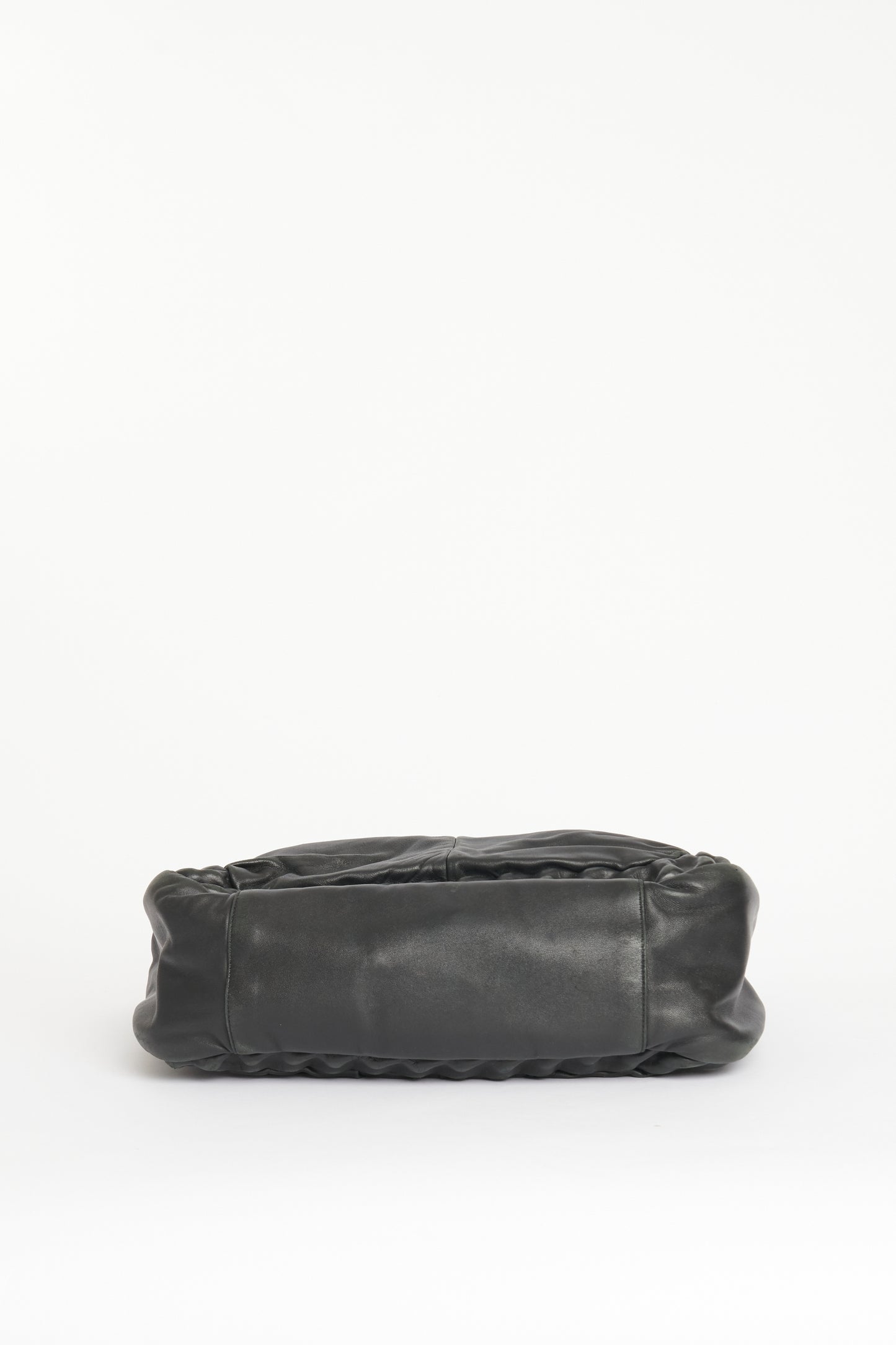 Black Leather Preowned Roady Hobo Bag