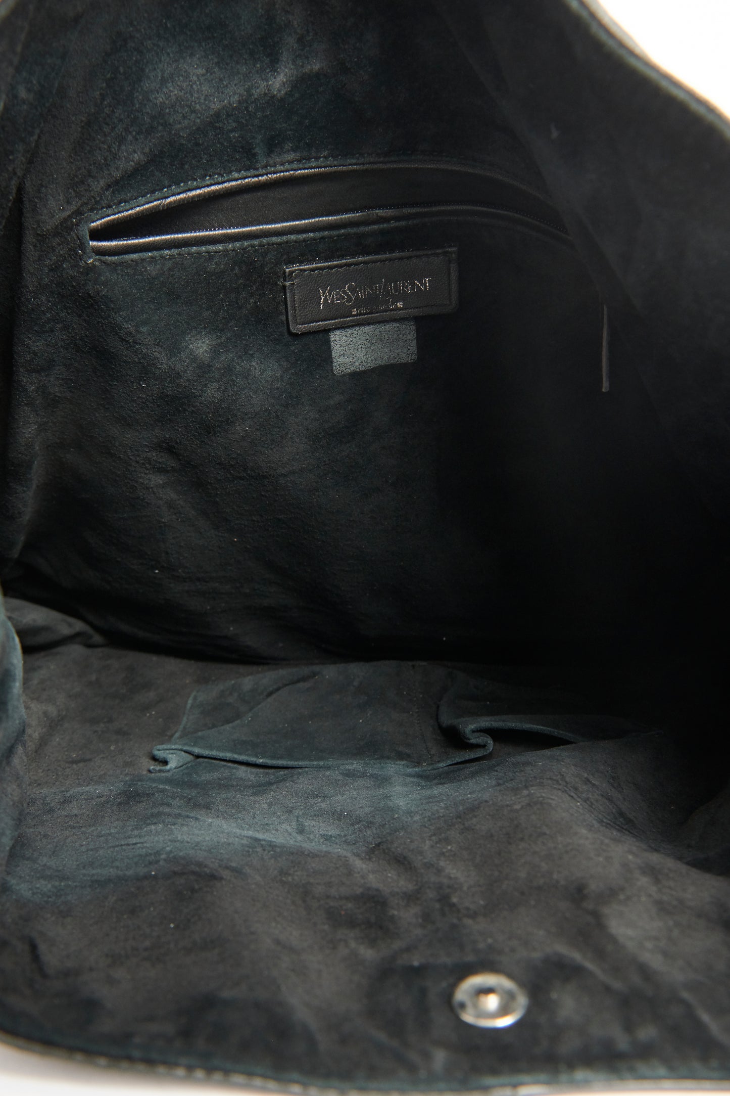 Black Leather Preowned Roady Hobo Bag