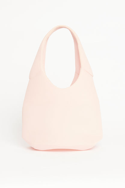 Pink Neoprene Preowned Mini Hobo Shoulder Bag