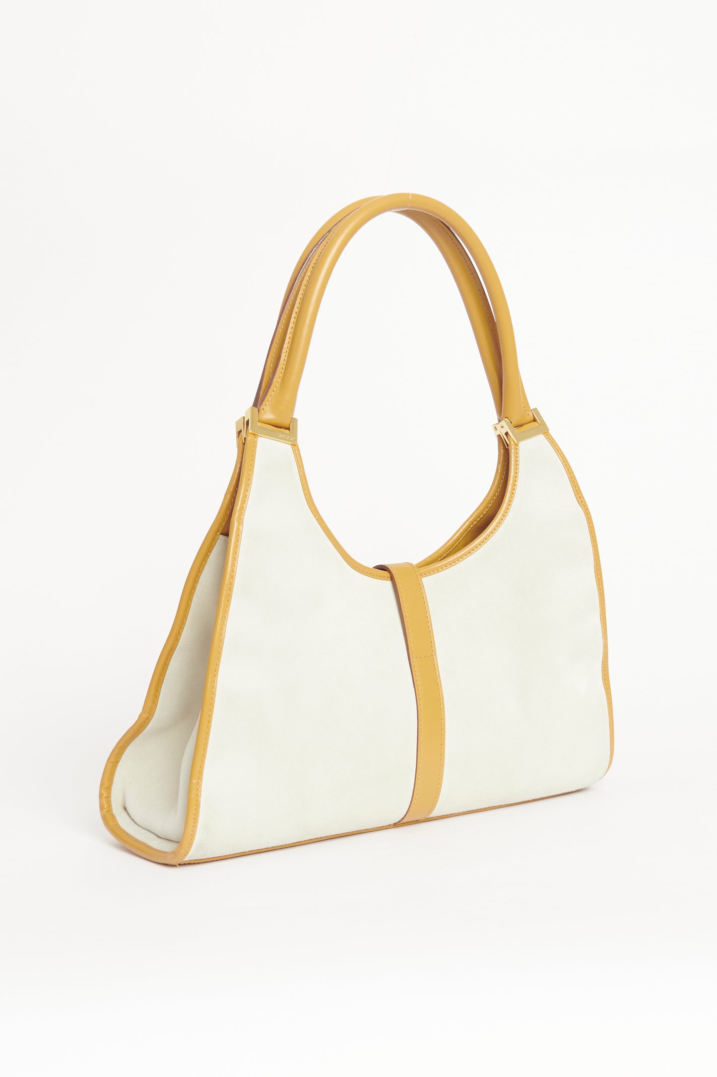 Off-White Leather & Nubuck Preowned Jackie Hobo Bag
