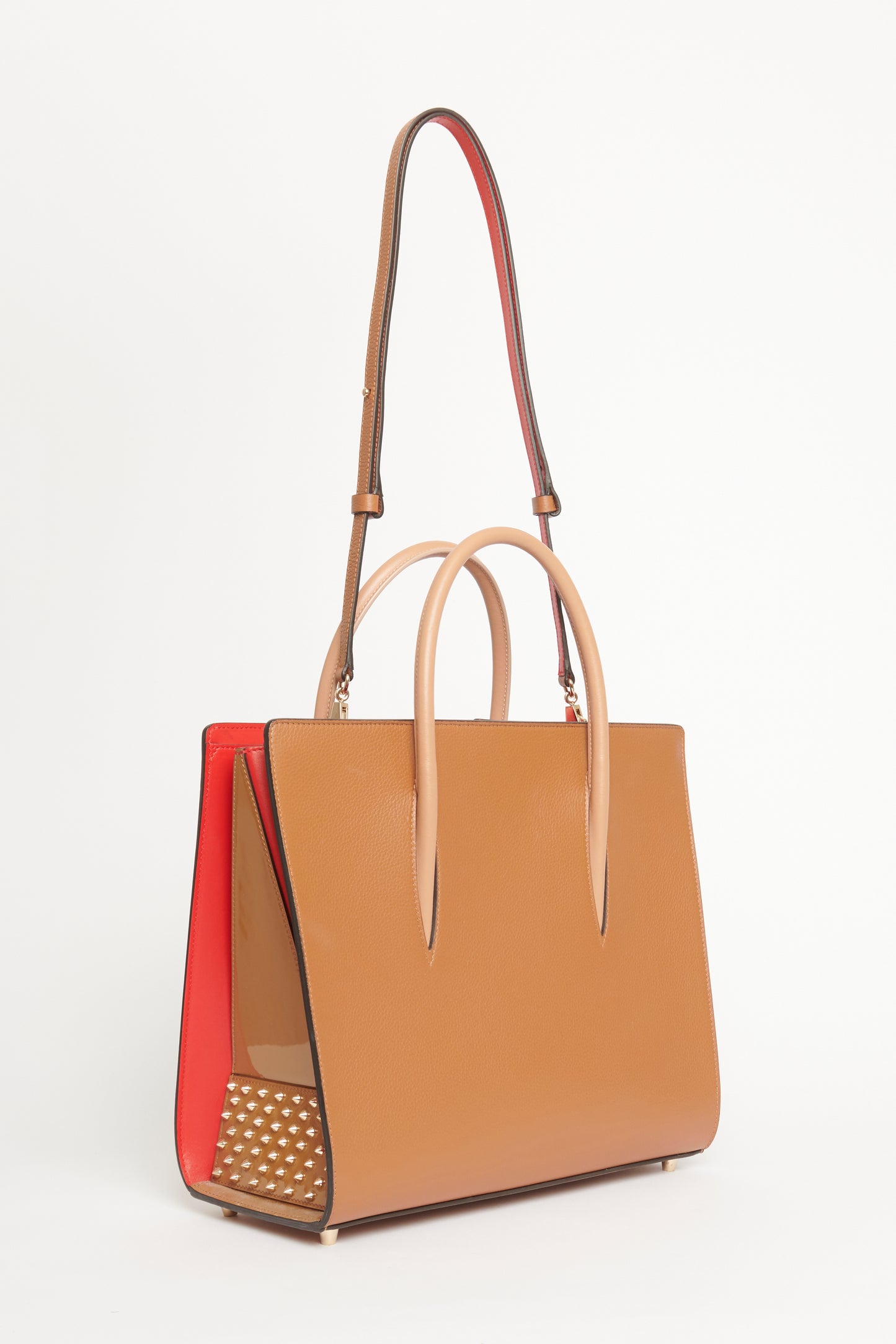 Brown Leather Preowned Large Paloma Tote Bag