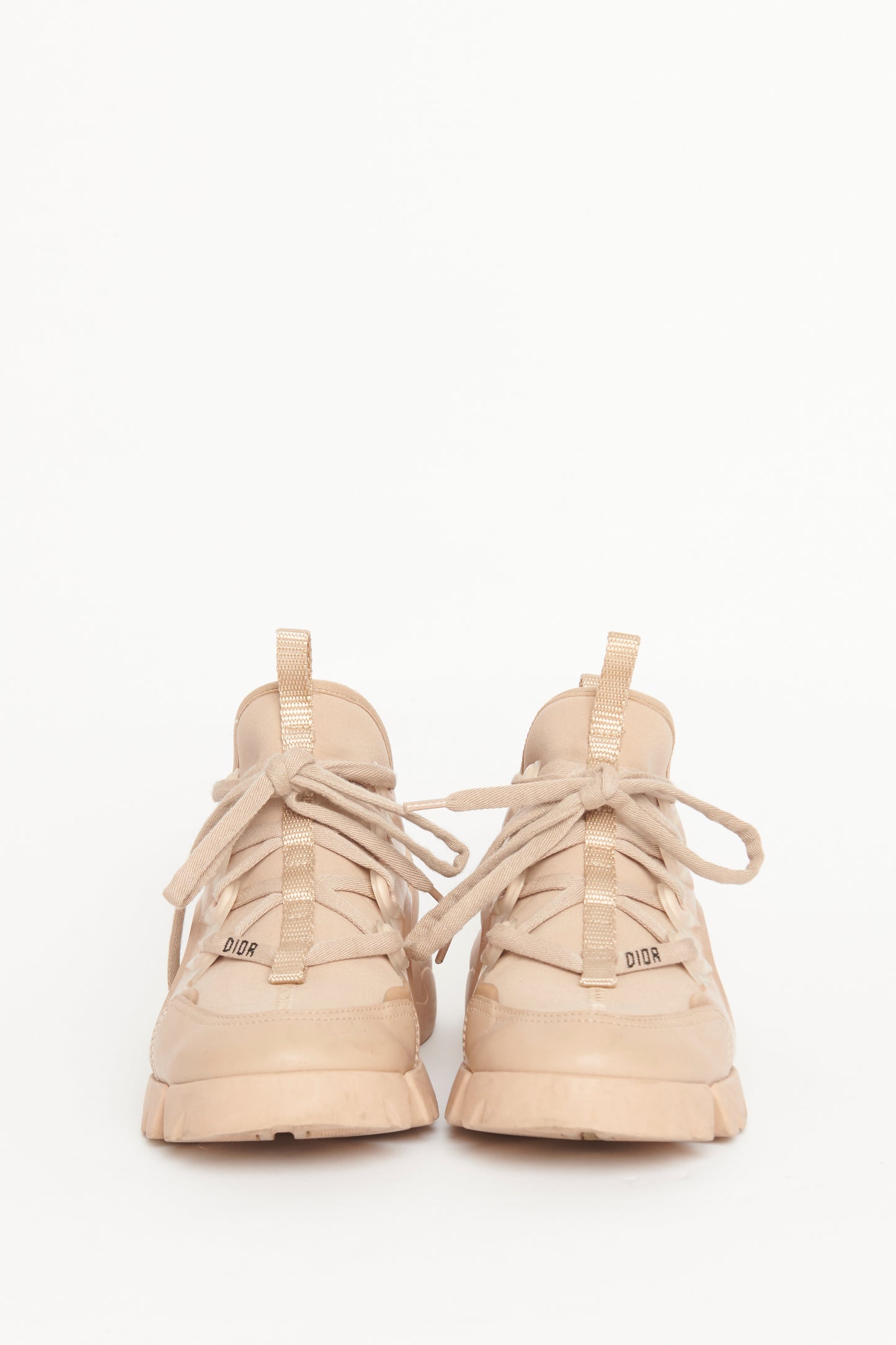 Blush Technical Fabric Preowned D-Connect Trainers