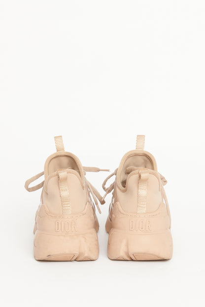 Blush Technical Fabric Preowned D-Connect Trainers