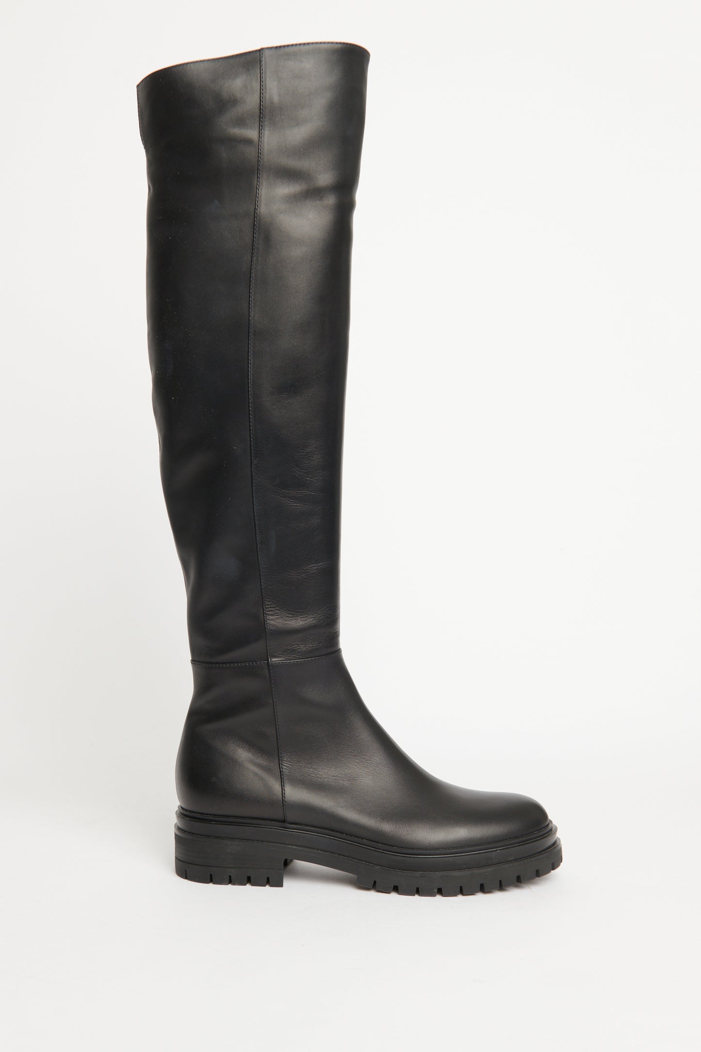 Knee High Preowned Soft Leather Boots