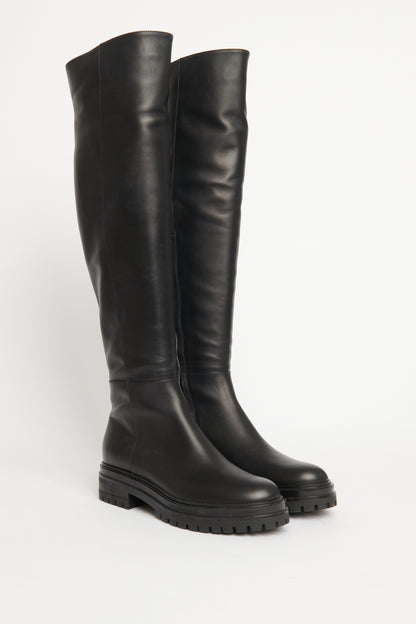 Knee High Preowned Soft Leather Boots