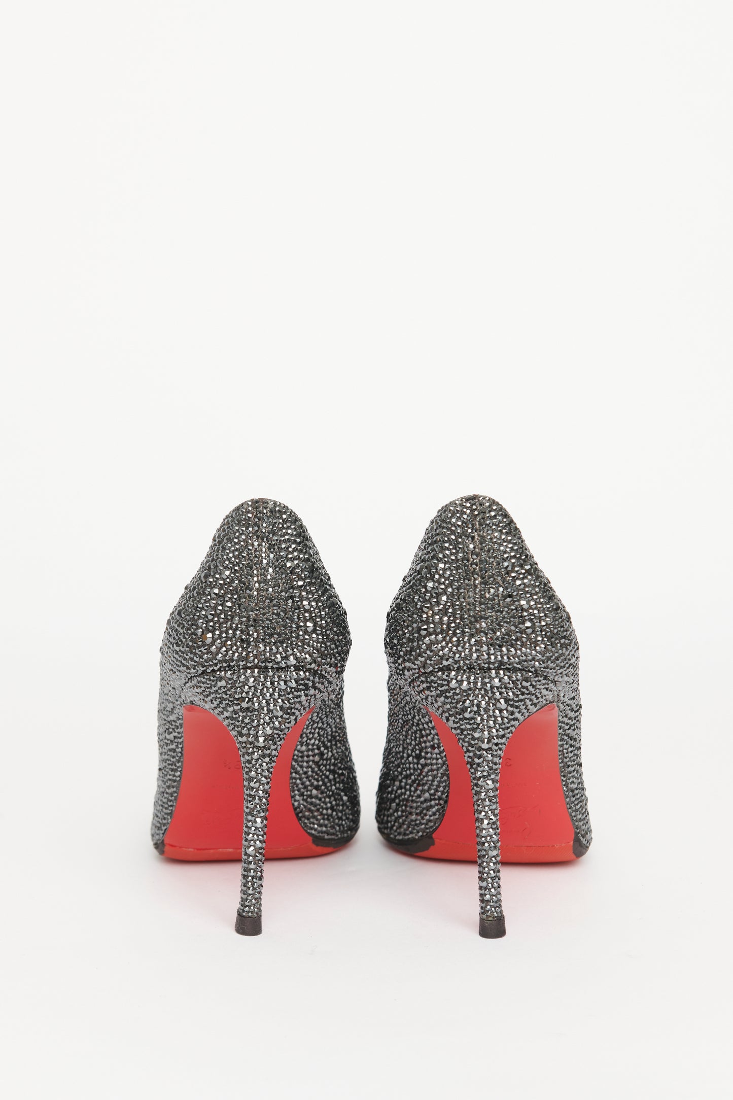 Embellished Leather Strass Fifi Preowned Pumps