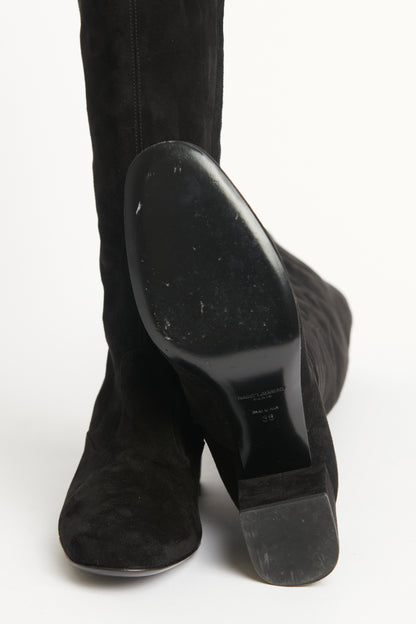 Black Suede BB 70 Preowned Boots