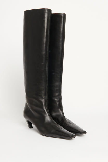 Davis 50 leather knee-high boots