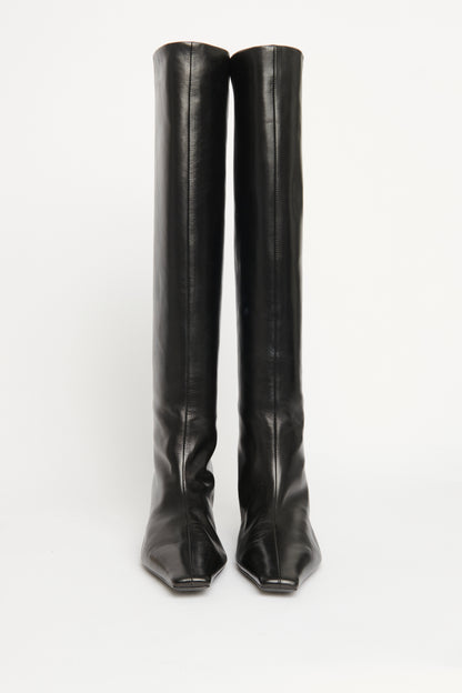 Davis 50 leather knee-high boots