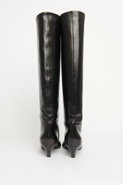 Davis 50 leather knee-high boots