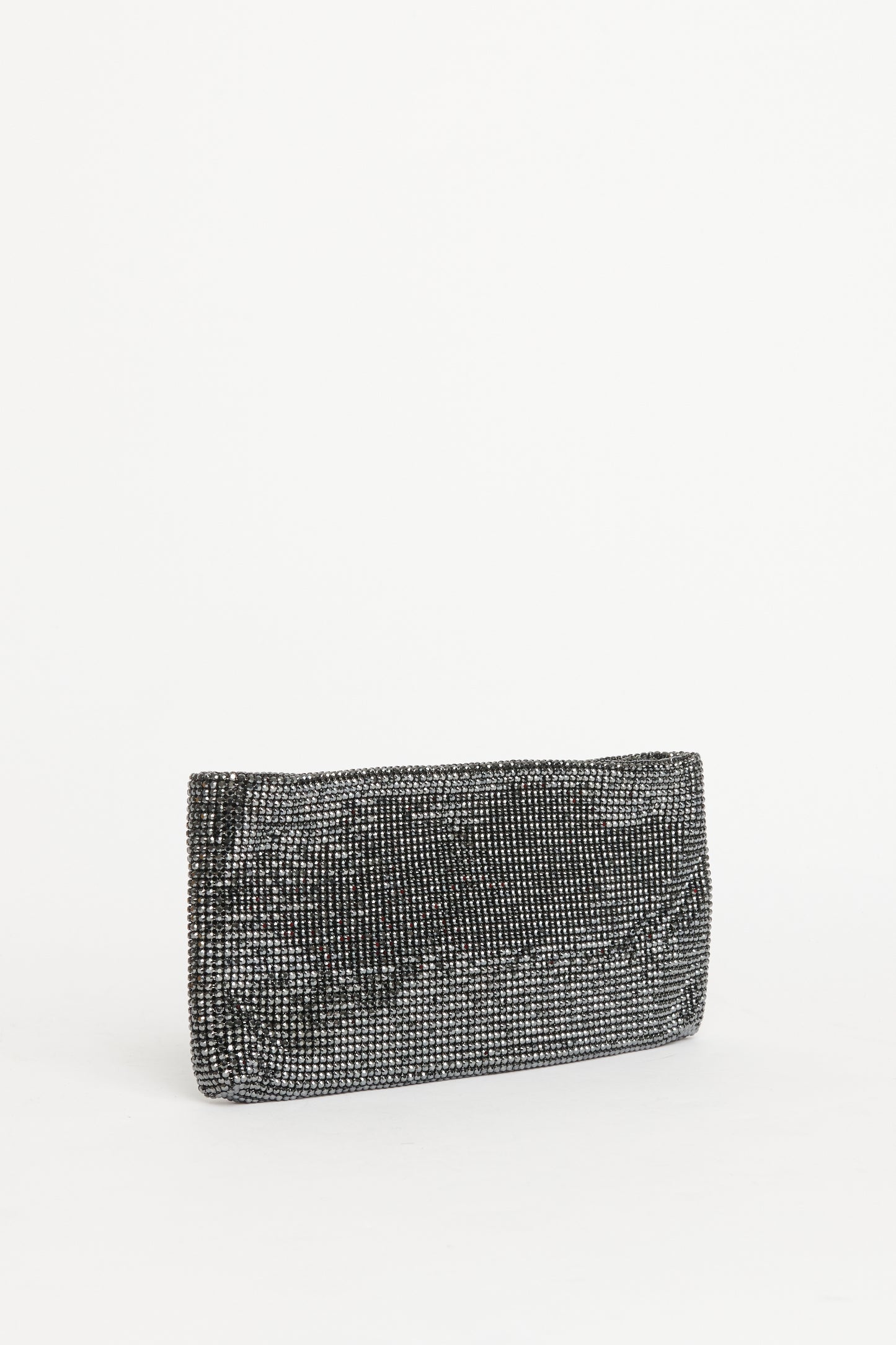 Crystal Maykimay Strass Clutch Preowned Black