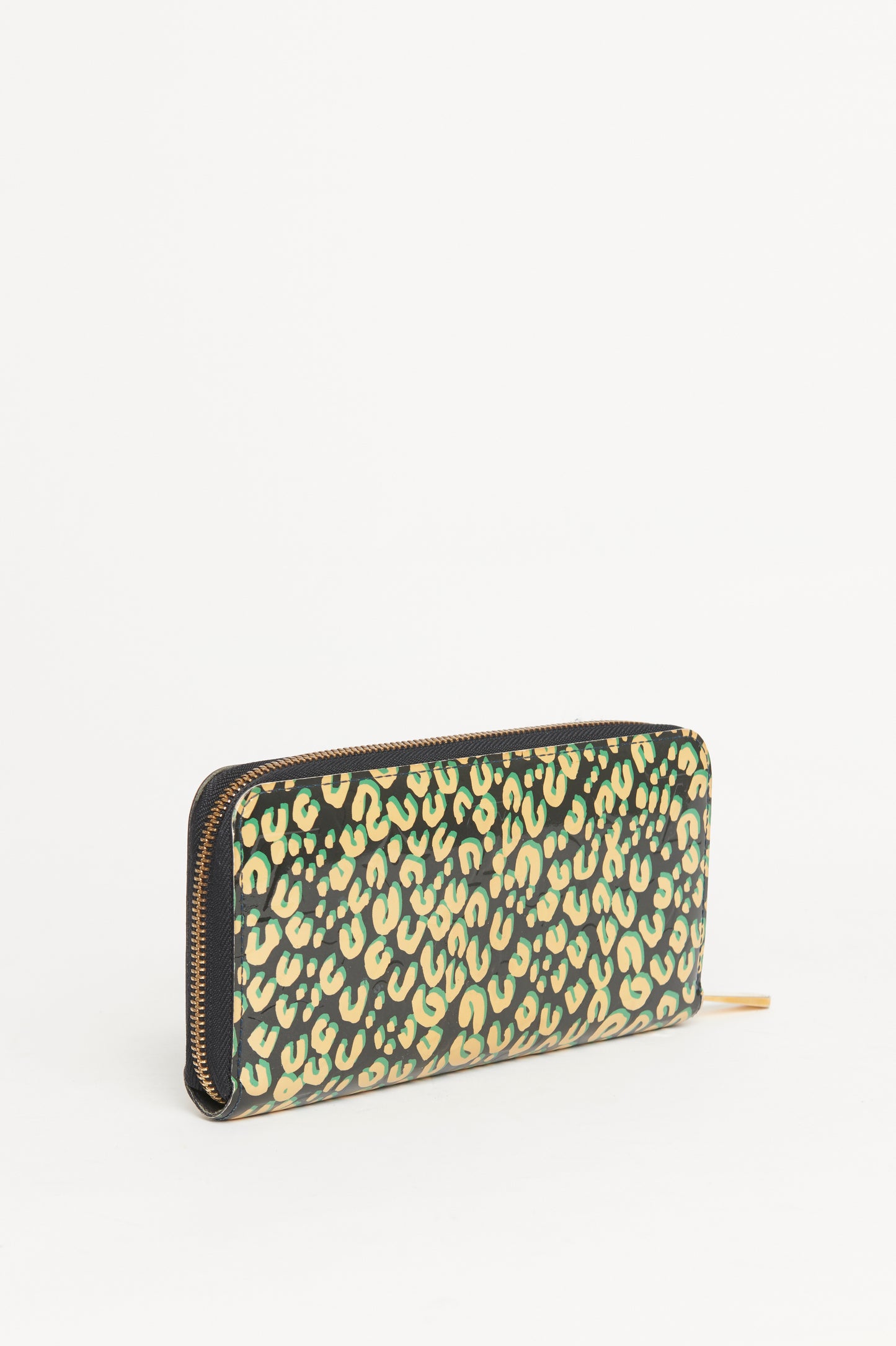 Vernis Sprouse Leopard Zip Preowned Wallet