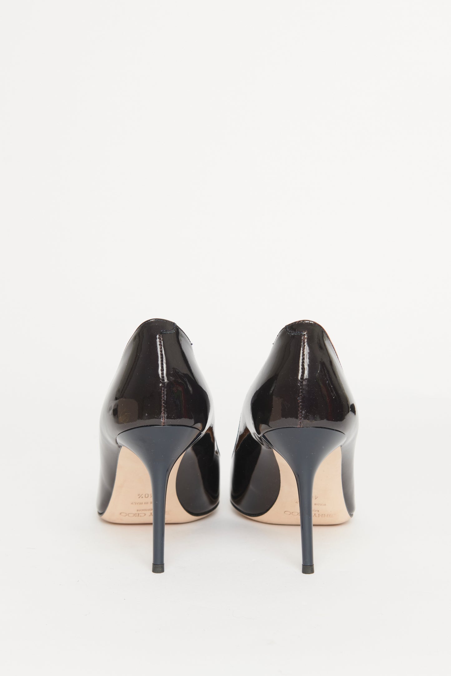 Two-tone Pointed Preowned Patent Heels