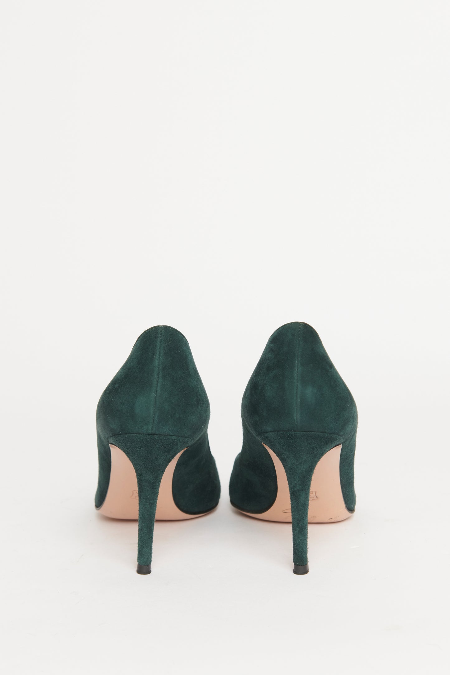 Evergreen Pointed Preowned Heeled Pumps