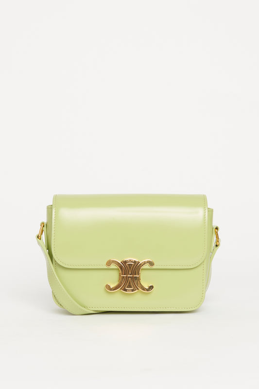 2019 Light Jade Teen Triomphe crossbody bag