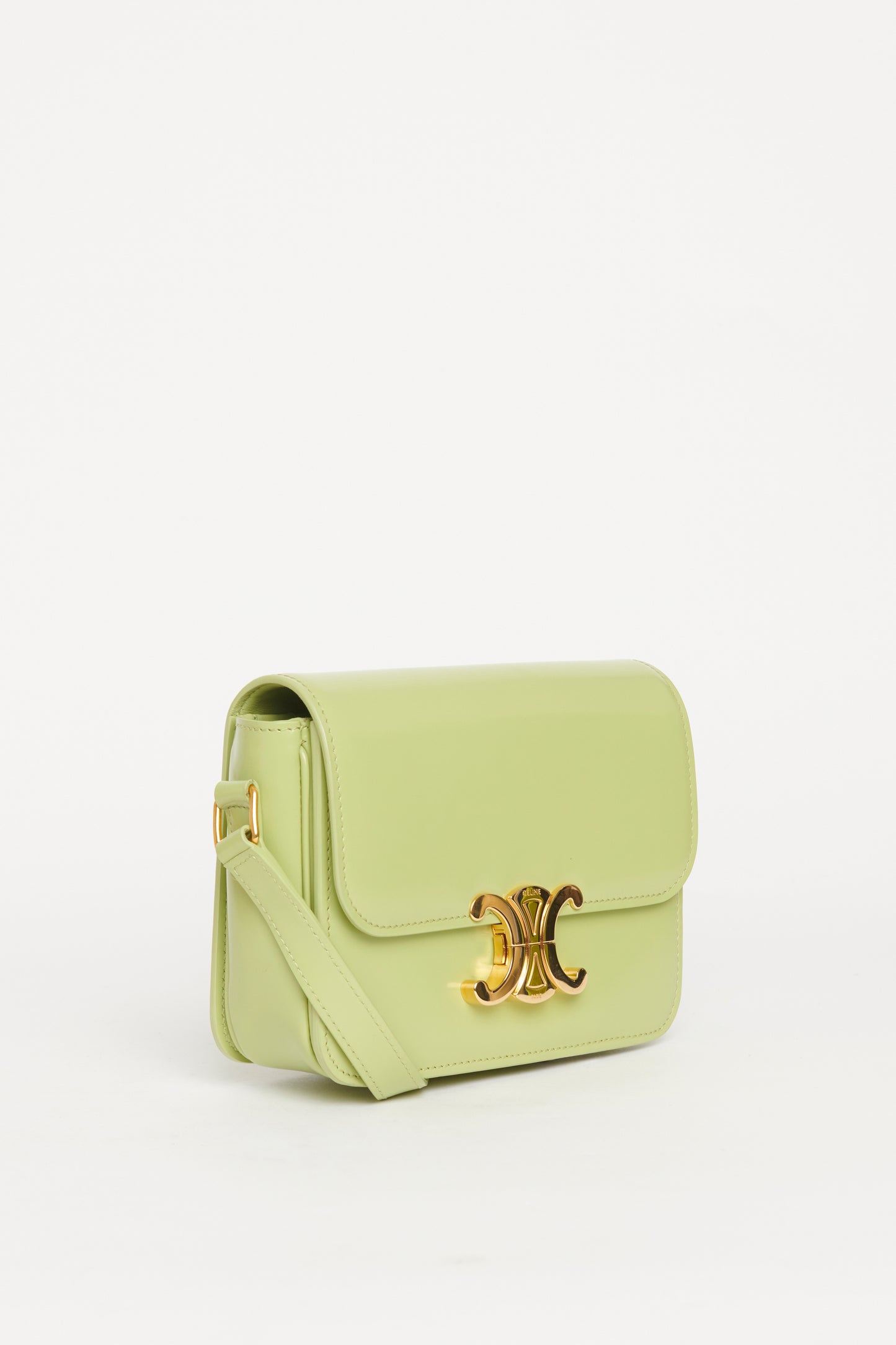 2019 Light Jade Teen Triomphe crossbody bag