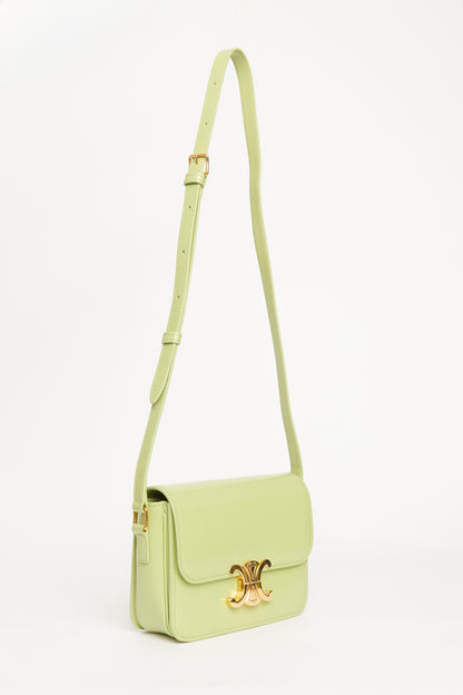 2019 Light Jade Teen Triomphe crossbody bag