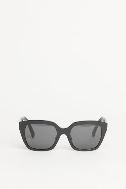 Square-frame Acetate Preowned Sunglasses