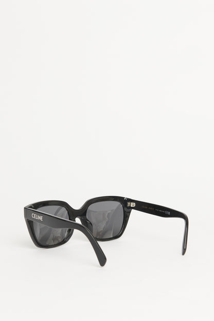 Square-frame Acetate Preowned Sunglasses